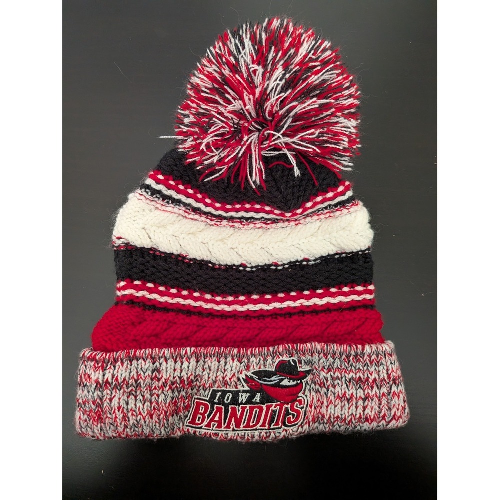 Quad Cities River Bandits Beanie Hat Knit MiLB Minor League MLB OSFM‎ Iowa Red